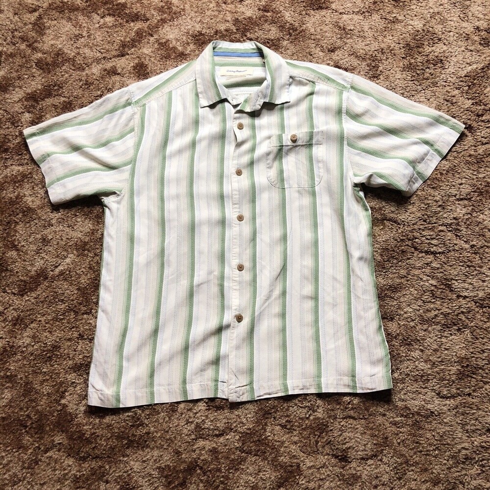 Tommy Bahama Button Down Shirt Men’s Medium Floral Short Sleeve